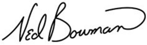 Ned Bowman Signature
